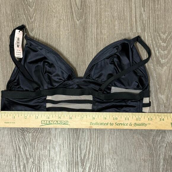Victoria’s Secret Black Satin Strappy Bralette M NWT - Picture 9 of 11